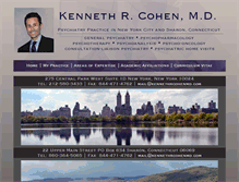 Tablet Screenshot of kennethrcohenmd.com